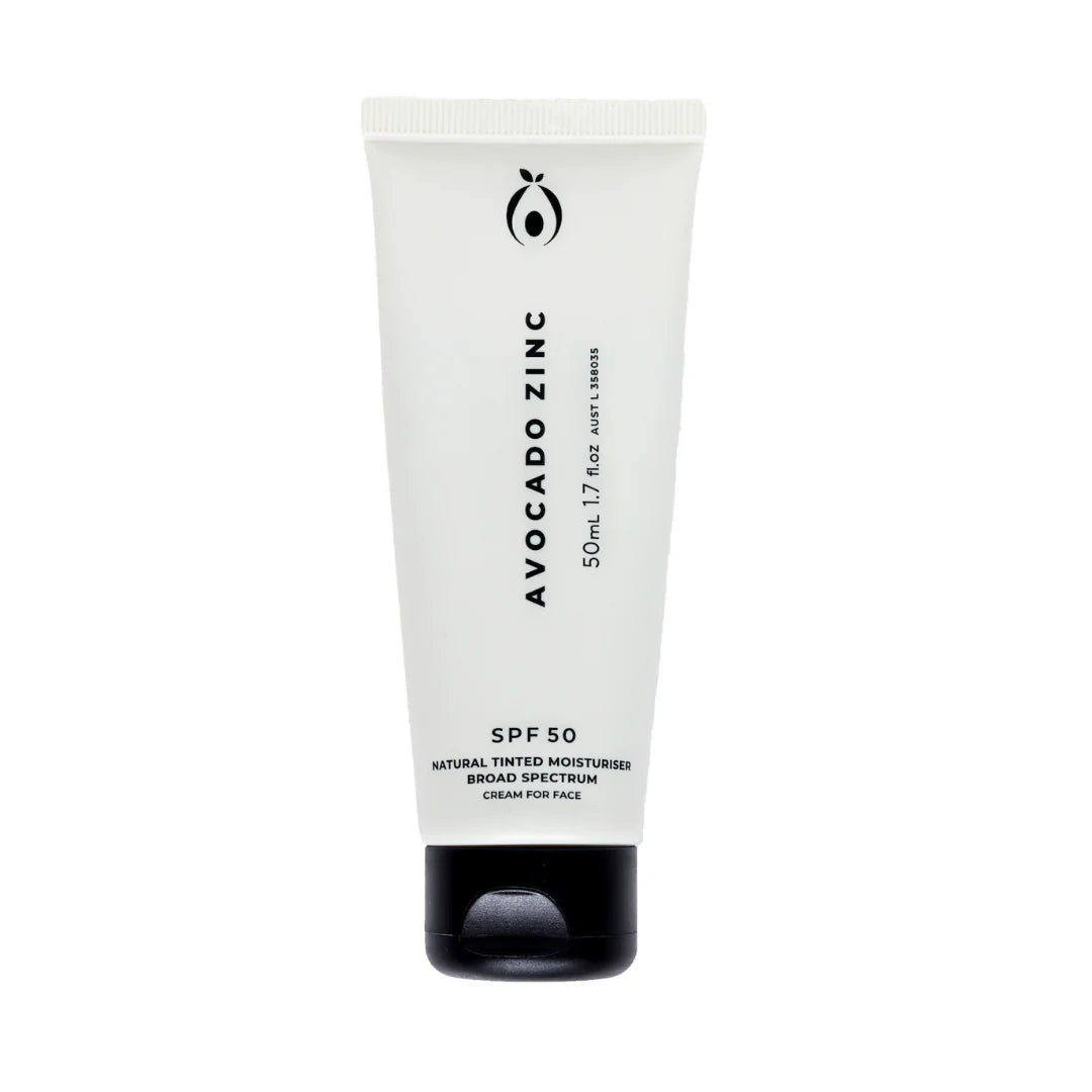 Avocado Zinc SPF 50 Natural Tinted Moisturiser